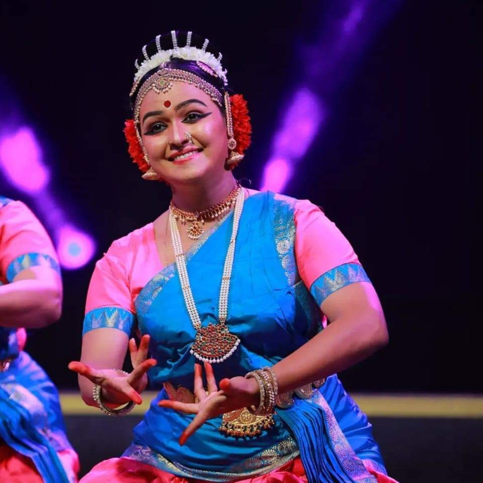Bharatanatyam expression and hand gesture
